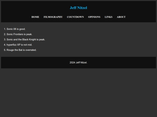 opinions screenshot