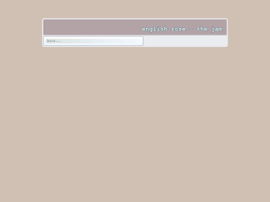 music/favorites/english_rose screenshot