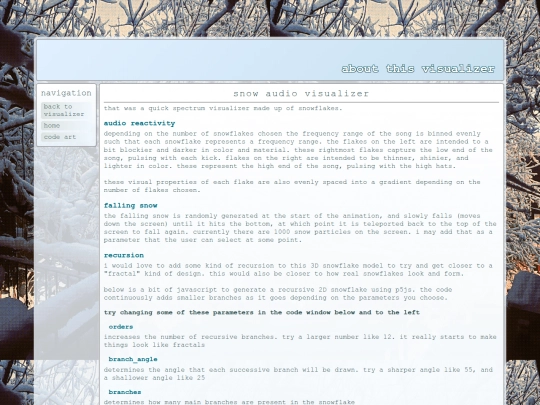p5js/snow_flake/about screenshot