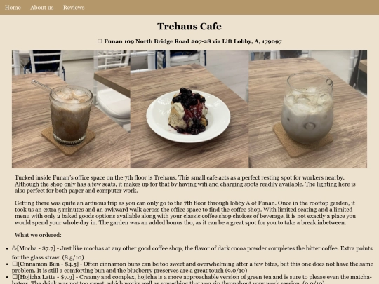 trehauscafe screenshot