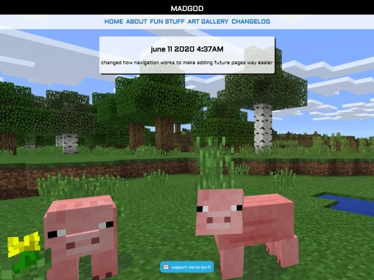 changelog screenshot