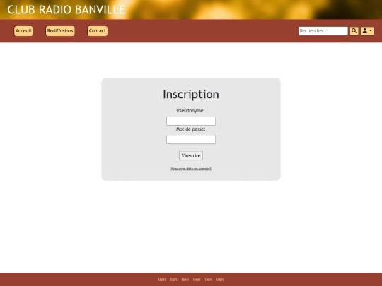 radio/HTML/inscription screenshot