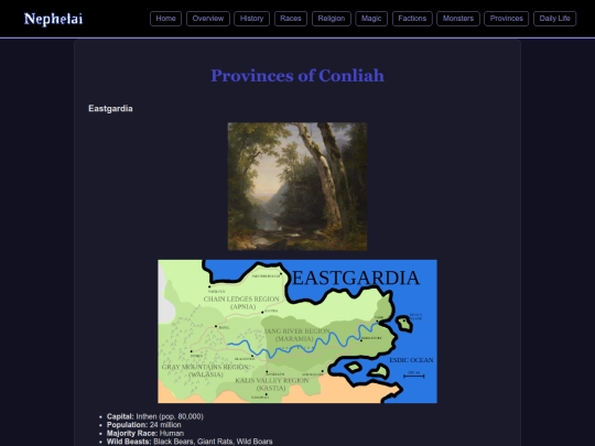 provinces screenshot