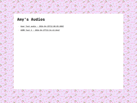 audio screenshot