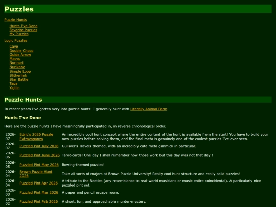 puzzles screenshot