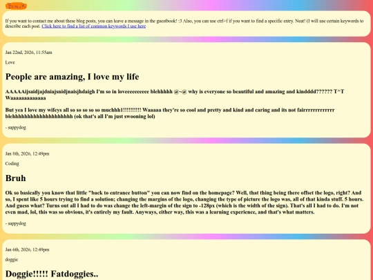 blog screenshot
