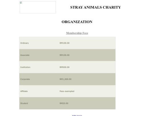 MEMBERSHIP FEE screenshot