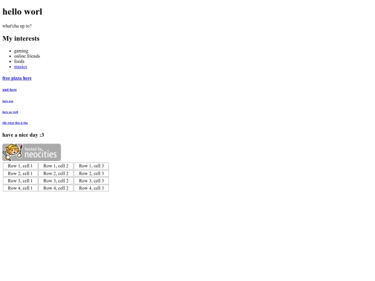 index screenshot