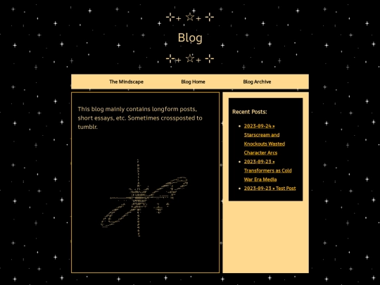 blog screenshot