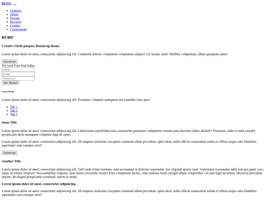 index screenshot