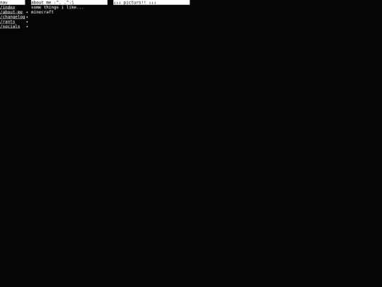 about-me screenshot