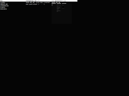 changelog screenshot