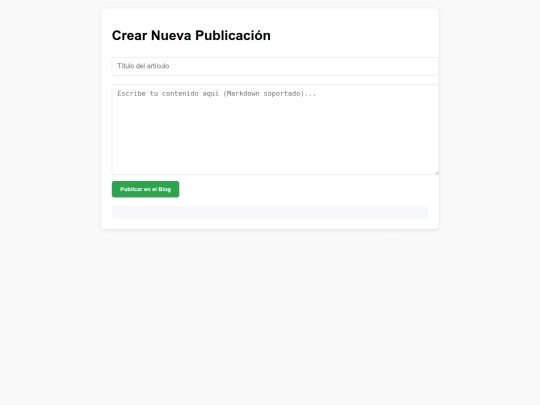 blog/admin screenshot
