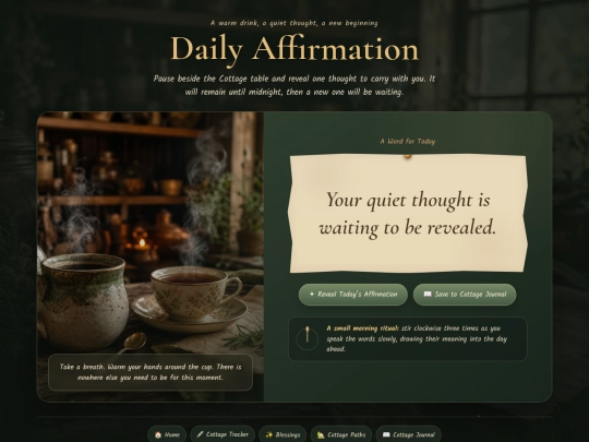 affirmations screenshot