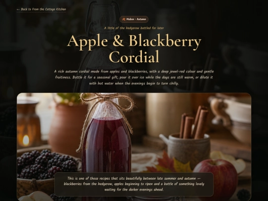 apple-blackberry-cordial screenshot