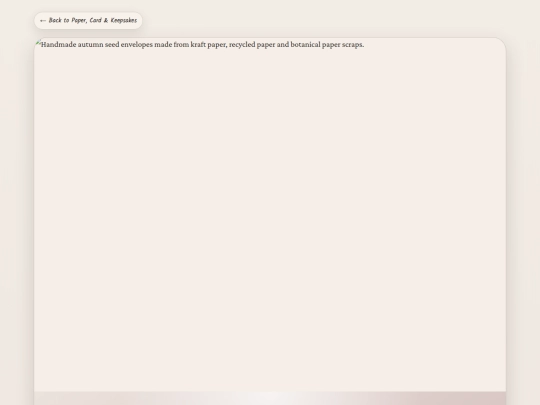 autumn-seed-envelopes screenshot