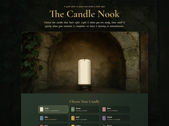 candle-nook screenshot