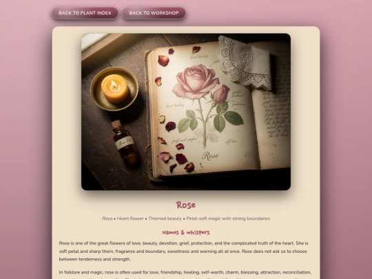 herb_rose screenshot