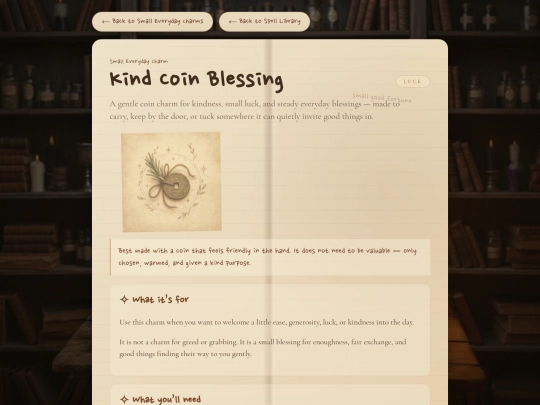 kind-coin-blessing screenshot