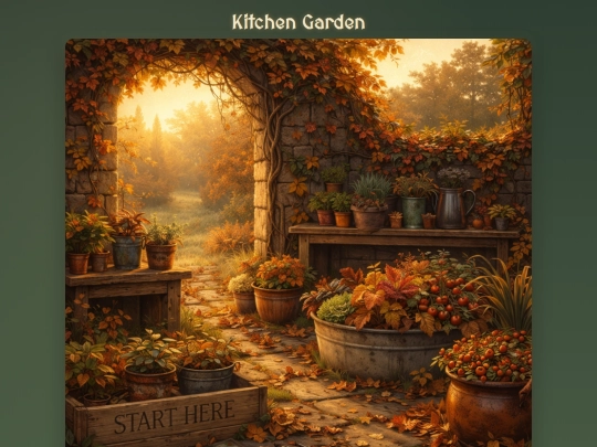 kitchen-garden-autumn screenshot