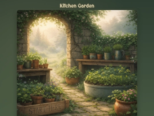 kitchen-garden-spring screenshot