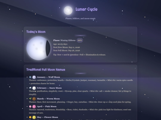 lunar-cycle screenshot