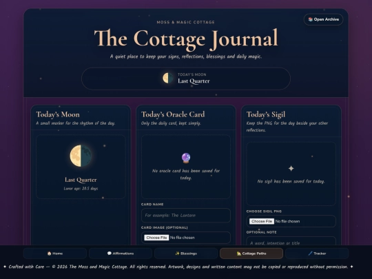 moon-journal screenshot