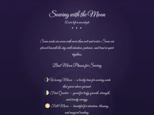moon-sowing screenshot