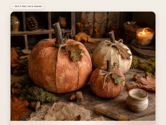 rustic-pumpkin-mache screenshot