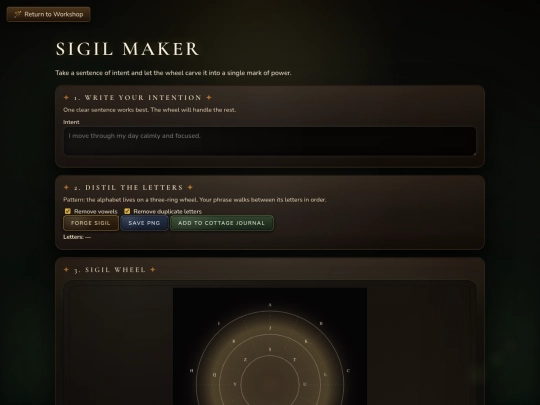 sigil-maker screenshot