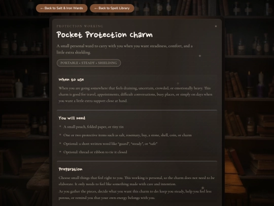 spell_pocket_protection screenshot
