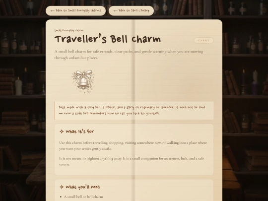 travellers-bell-charm screenshot