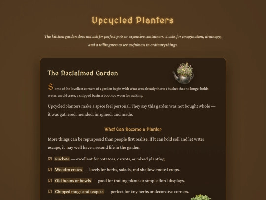 upcycled-planters screenshot