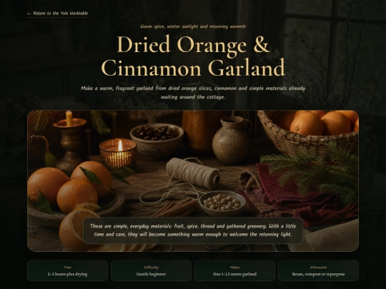 yule-orange-garland screenshot