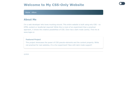 etc/cssonly screenshot