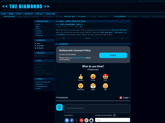 blog screenshot