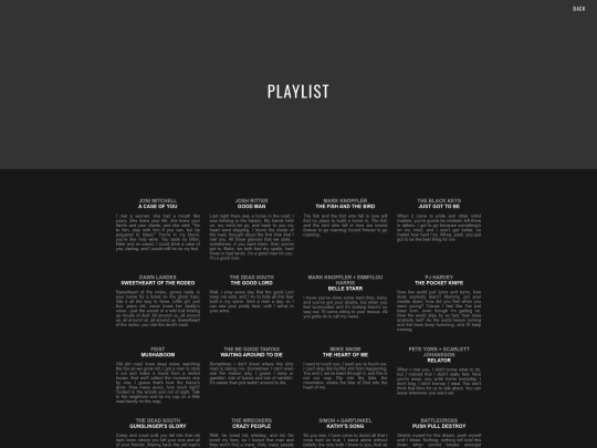 playlist screenshot