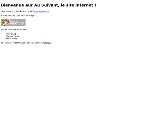 index screenshot