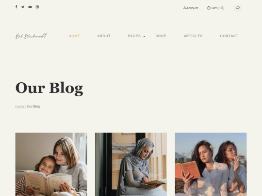 blog screenshot