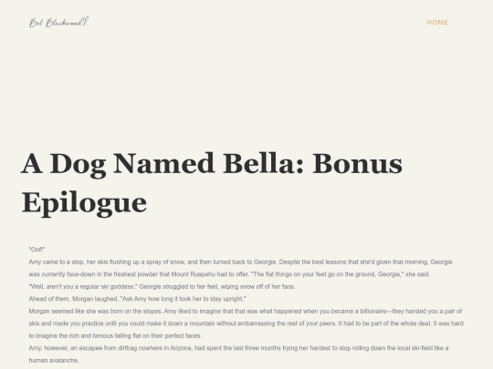 extras/adognamedbella screenshot
