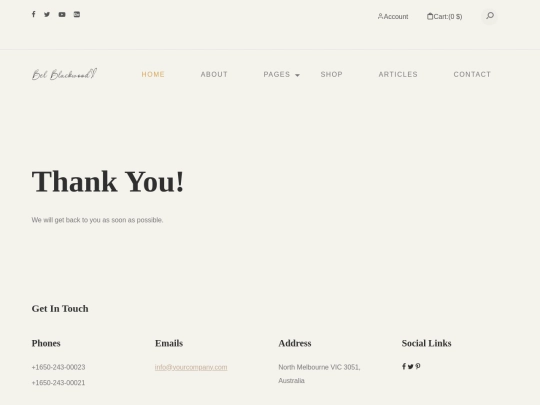 thank-you screenshot