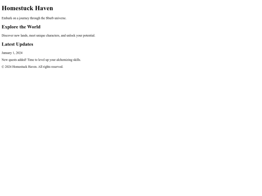 index screenshot