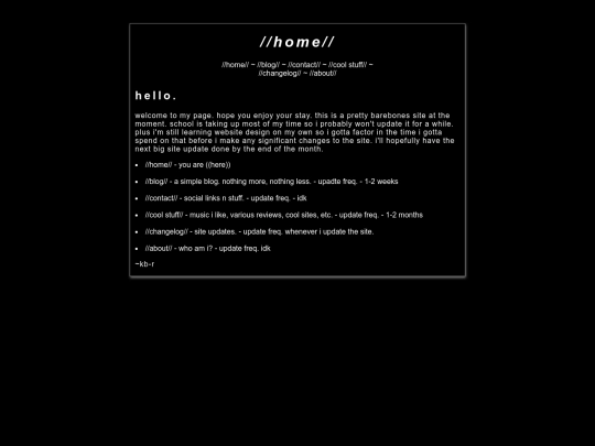 index screenshot