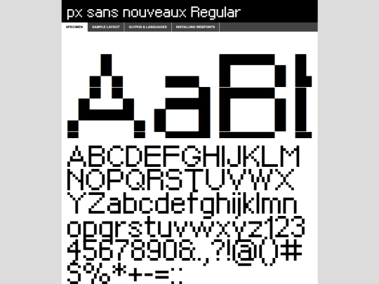 webfontkit-20250707-024853/px_sans_nouveaux-demo screenshot