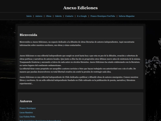 anexoediciones screenshot