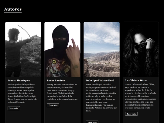 autores screenshot