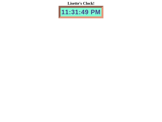 digitalclock screenshot