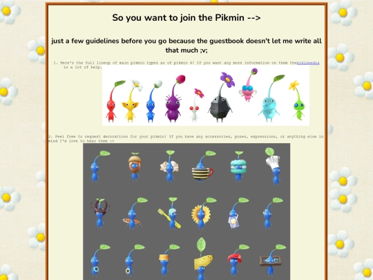 pikminguidelines screenshot