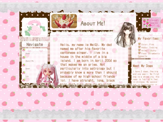 about-me screenshot