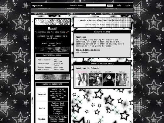 blogs/myspace_sarah screenshot